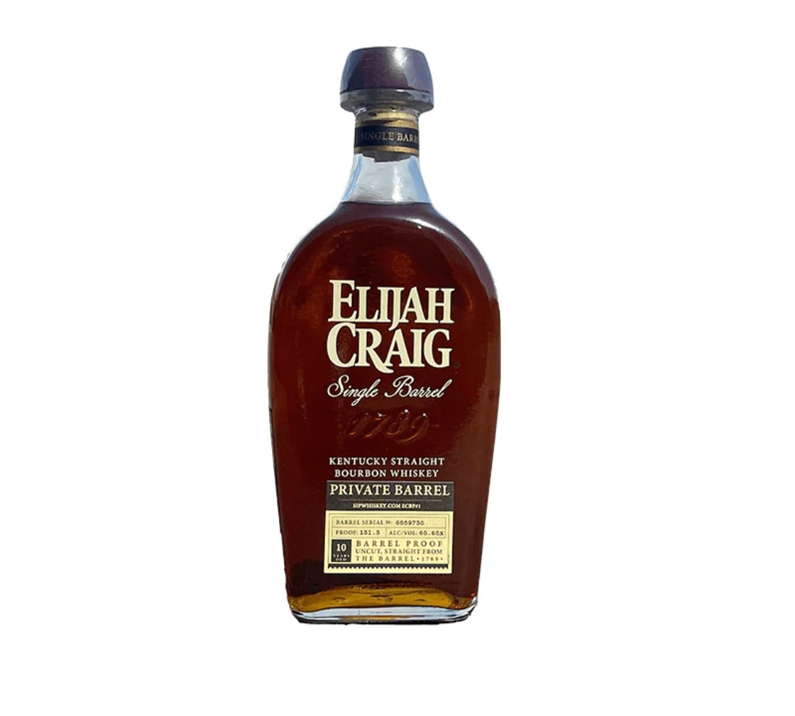 Elijah Craig Barrel Proof Single Barrel Store Pick Bourbon Whiskey 750ml