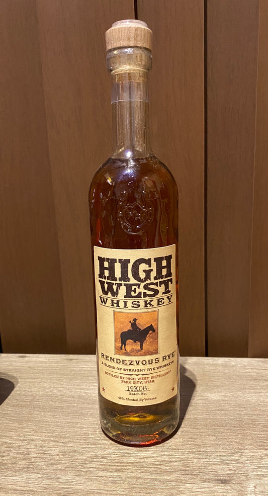 High West Rendezvous Straight Rye Blended Whiskey 375ml