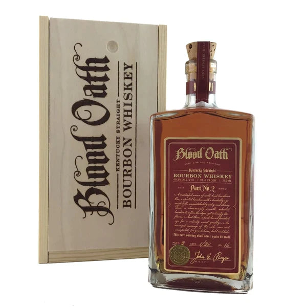 Blood Oath 2016 One Time Limited Release Pact 2 Kentucky Straight Bourbon Whiskey 750ml