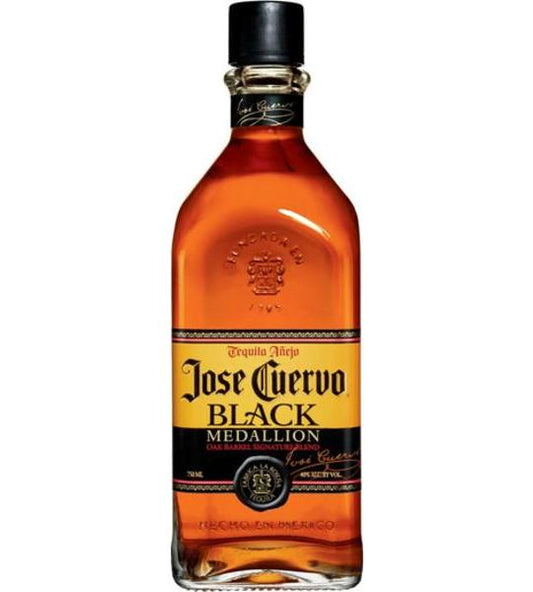 Jose Cuervo Black Medallion Oak Barrel Signature Blend Anejo Tequila 750ml