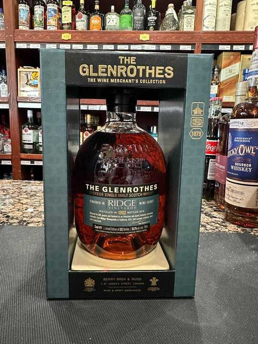 Glenrothes Ridge Vineyards Wine Cask Finish 24 Year Old Single Malt Scotch Whisky 750ml