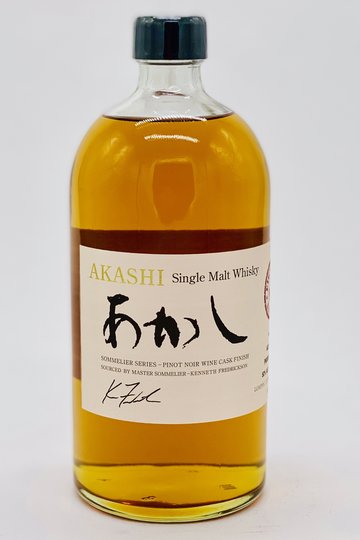 Akashi Sommelier Series Pinot Noir Cask Finish Single Malt Whisky 750ml