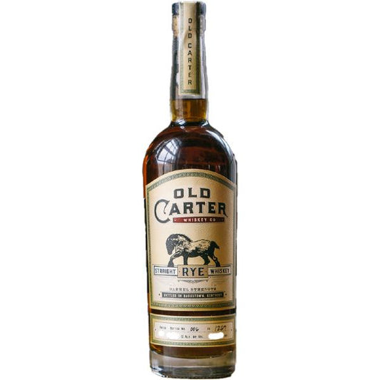 Old Carter Barrel Strength Batch 10 Straight Rye Whiskey 750ml