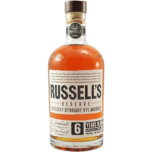 Wild Turkey Russell's Reserve 6 Year Old Kentucky Straight Rye Whiskey 750ml