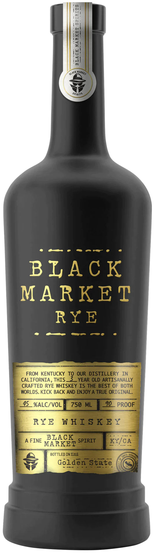 Black Market Spirits Black Market Rye Whiskey 750ml