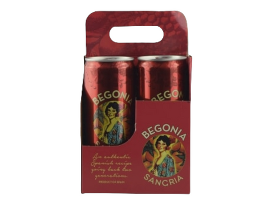 Begonia Sangria Can 4-Pack
