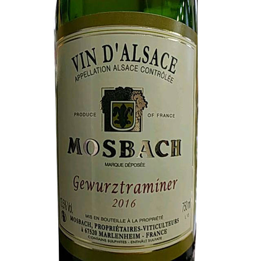 2016 Mosbach Gewurztraminer 750ml