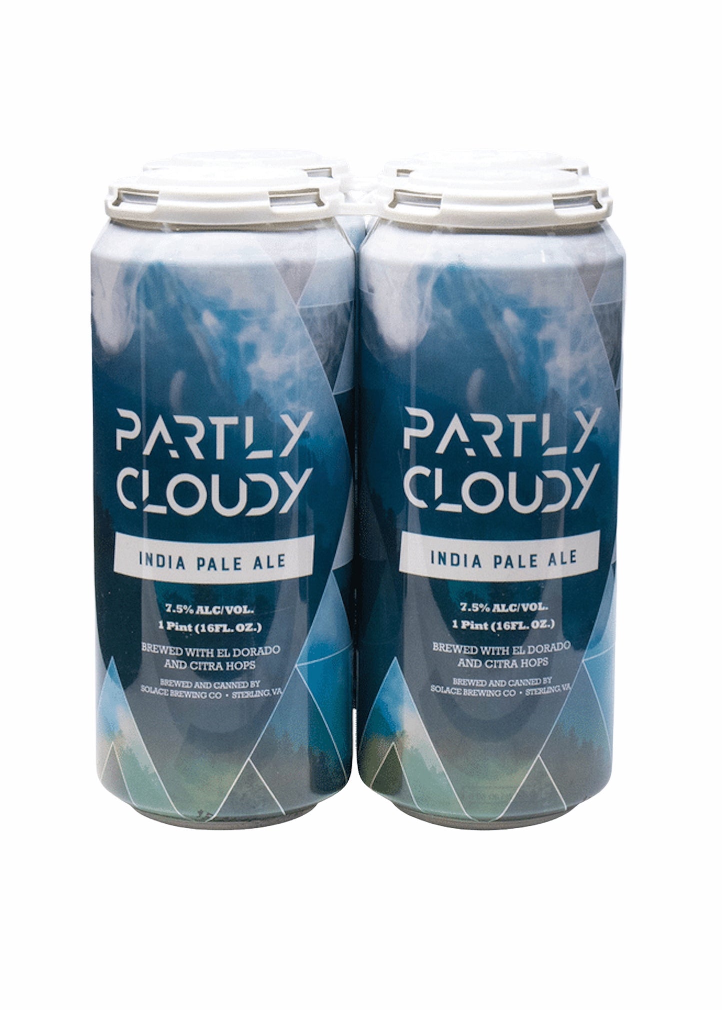 Solace Brewing Partly Cloudy IPA Beer 4-Pack