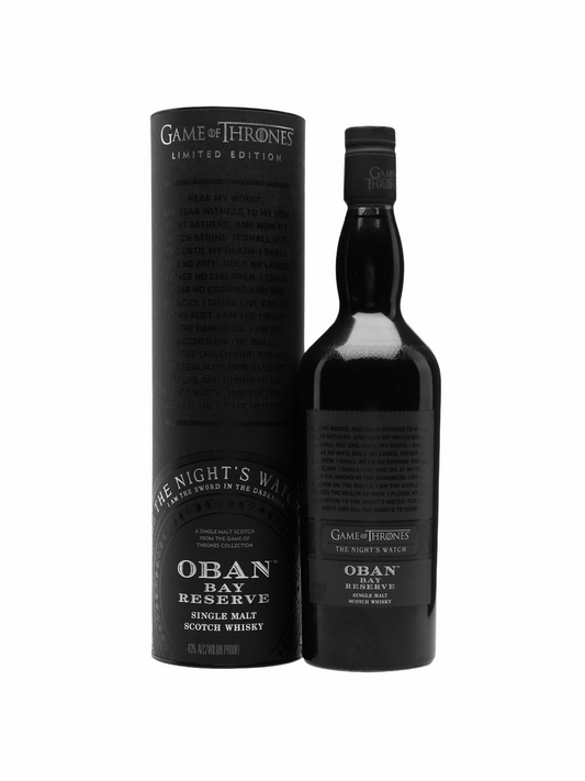 GAME OF THRONES OBAN BAY RESERVE NIGHT'S WATCH 750 ML