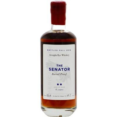 The Senator 6 Year Old Barrel Proof Straight Rye Whiskey 4 Year