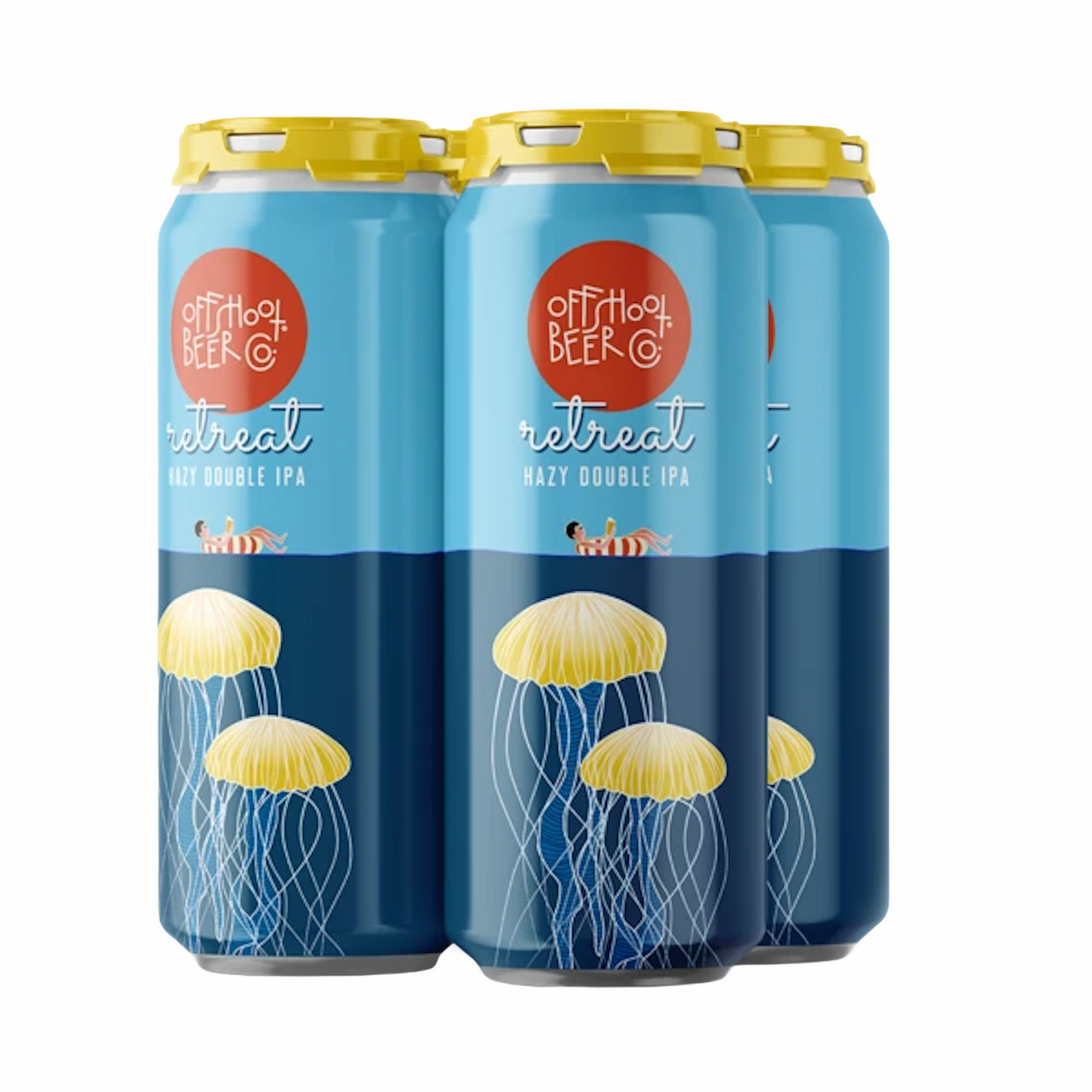 OFF SHOOT  RETREAT HAZY DOUBLE IPA 4 PACK CANS