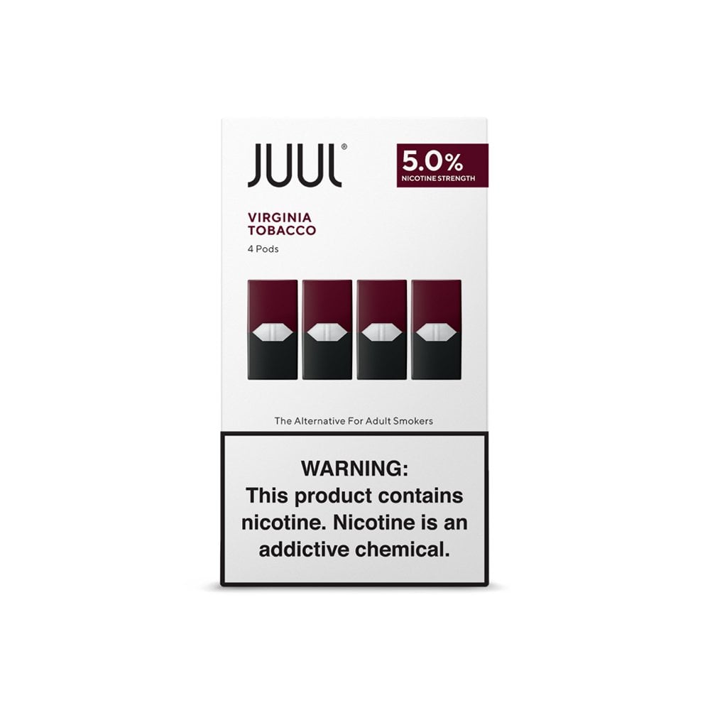 JUUL VIRGINIA TOBACCO 2 PODS 4 PACK JUUL PODS