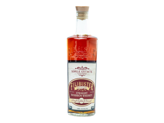 Filibuster Single Estate Single Barrel Straight Bourbon Whiskey 750ml