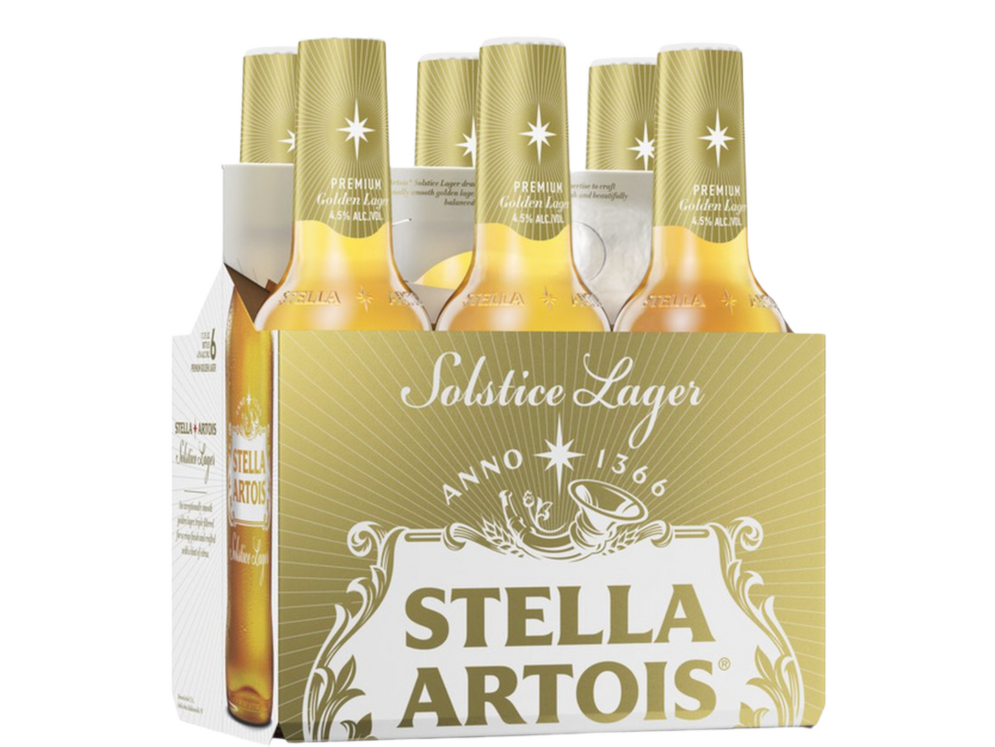 STELLA ARTOIS SOLSTIC 6 PACK BOTTLES