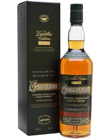 CRAGGANMORE SPEYSIDE SINGLE MALT DISTILLERS EDITION 750 ML