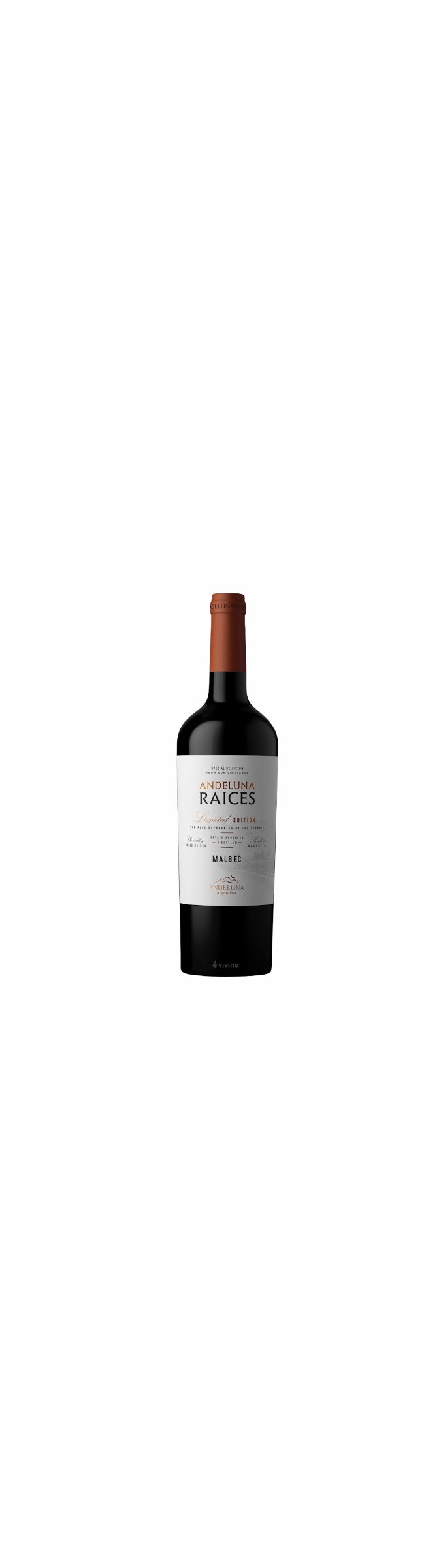 ANDELUNA RAICES MALBEC 2018 750 ML