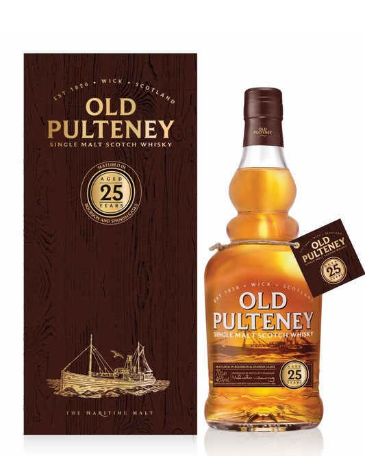 Old Pulteney 25 Year Old Single Malt Scotch Whisky 750ml