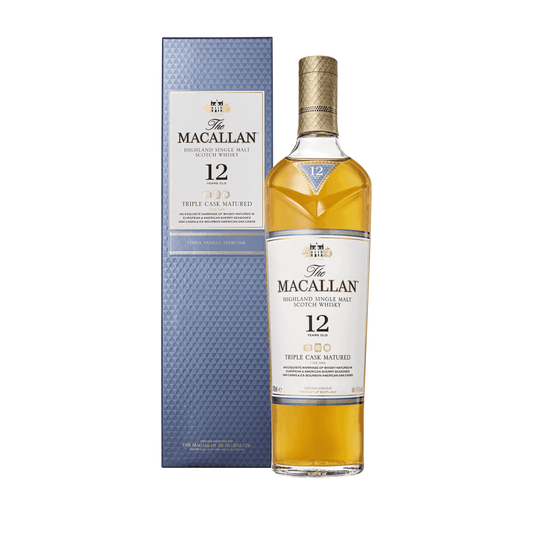 The Macallan Triple Cask Matured 12 Yrs. old Single Malt Scotch Whisky 750ml