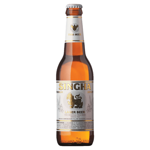 Singha Lager Beer 6-Pack Bottles