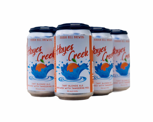 Manor Hill Brewing Hayes Creek Tart Ale Blonde Beer 6-Pack Cans