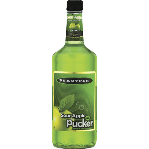 DEKUYPER SOUR APPLE PUCKER 1 LTR