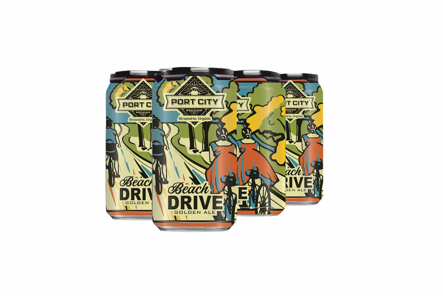 PORT CITY BEACH DRIVE GOLDEN ALE 6 PACK CANS