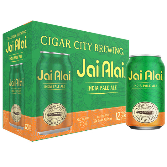 CIGAR CITY BREWING JAI ALAI IPA 12 PACK CANS 12 PACK CANS