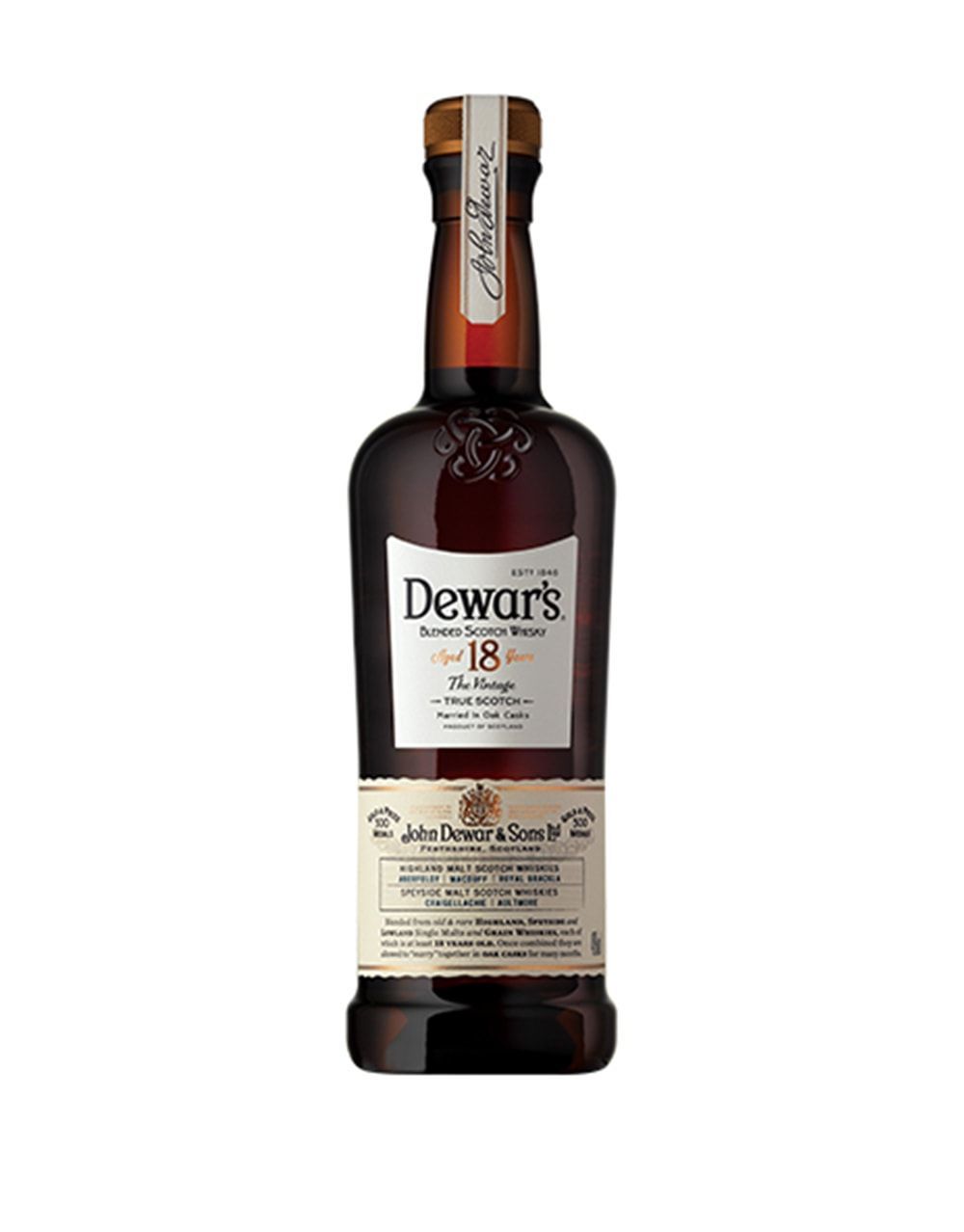 DEWAR'S 18 YEAR OLD 750 ML