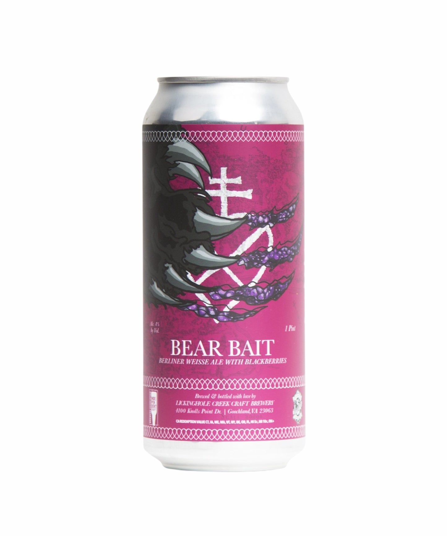 BEAR BAIT BLACKBERRY BERLINER WEISSE 4 PACK
