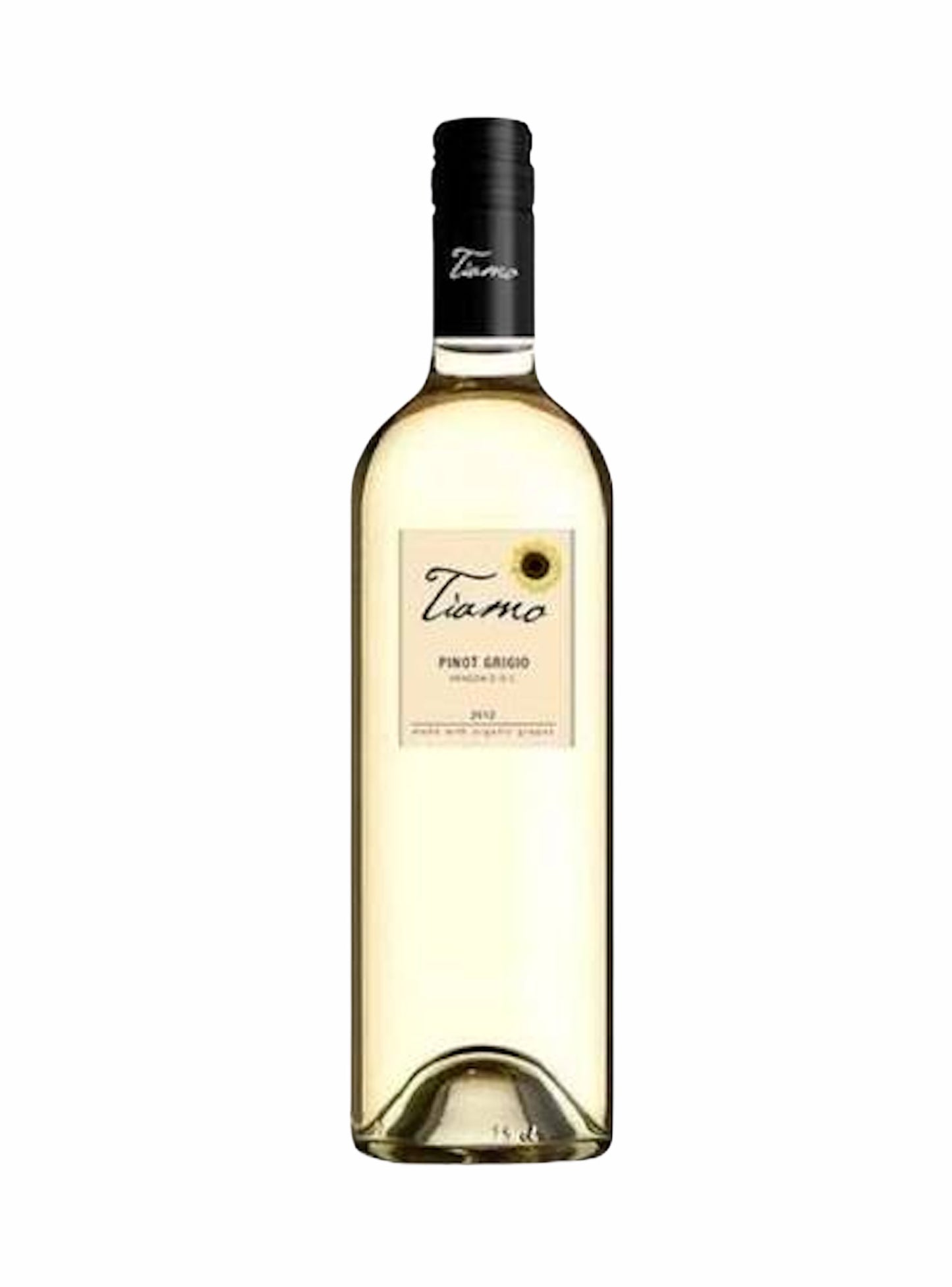 TIAMO PINOT GRIGIO ORGANIC GRAPES 750 ML