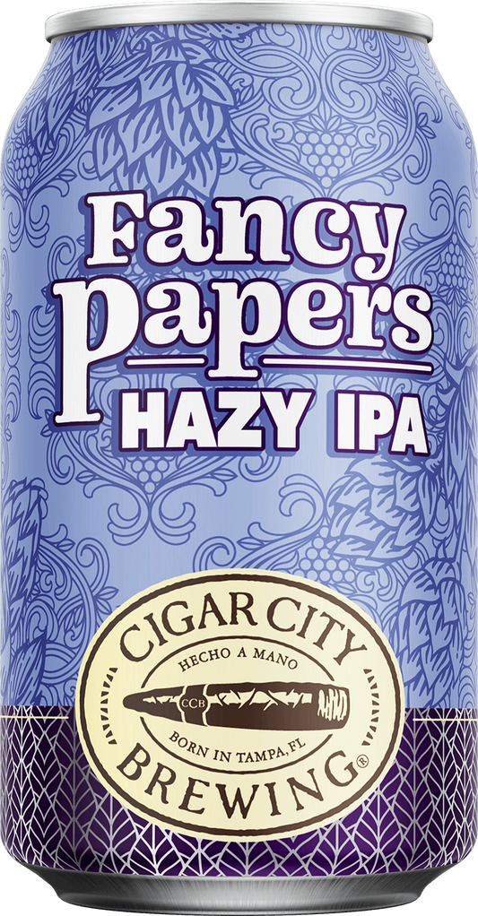 Cigar City Brewing Fancy Papers Hazy IPA Beer Can 6-Pack