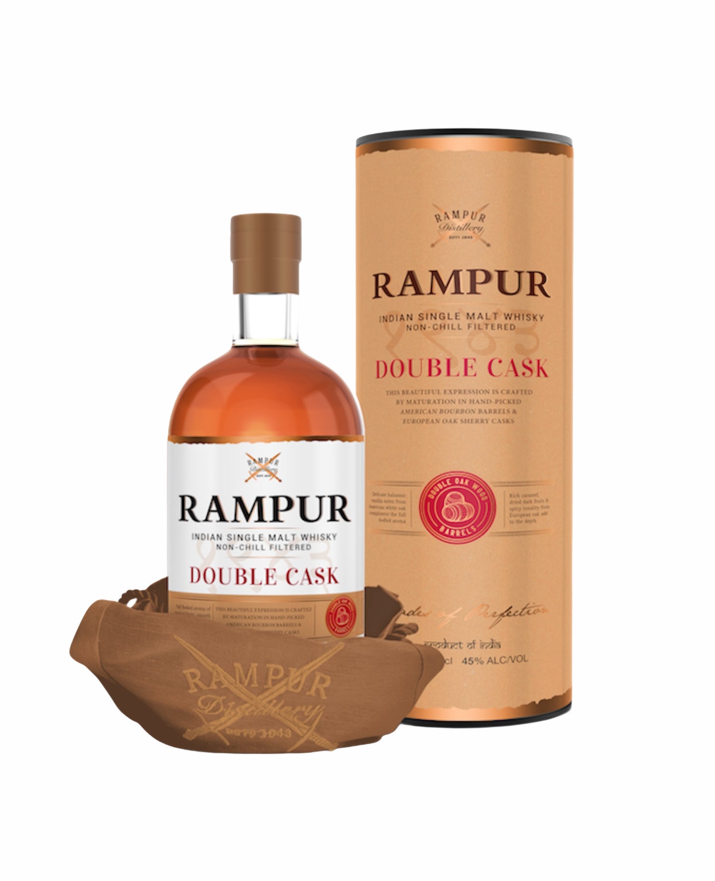 Rampur Double Cask Single Malt Whisky 750ml