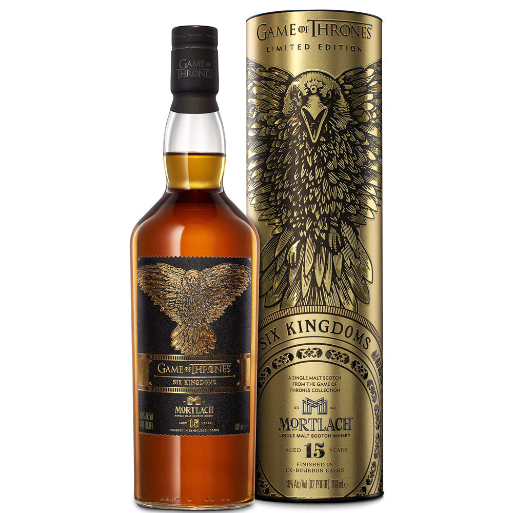 Mortlach Game of Thrones Six Kingdoms 15 Year Old Single Malt Scotch Whisky 150 ML