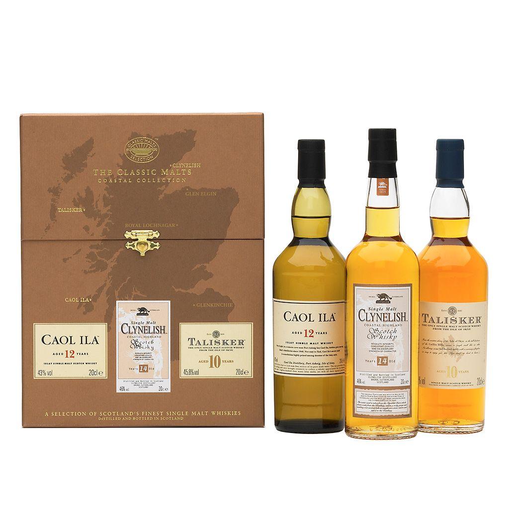 The Whiskey Classic Mlats Coastal Collection Gift Pack 3X20cl Gift Set