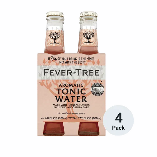 FEVER-TREE AROMATIC TONIC WATER 4 PACK