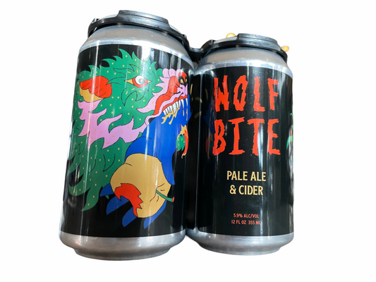 WOLF BITE PALE ALE CIDER 4 PACK Regular