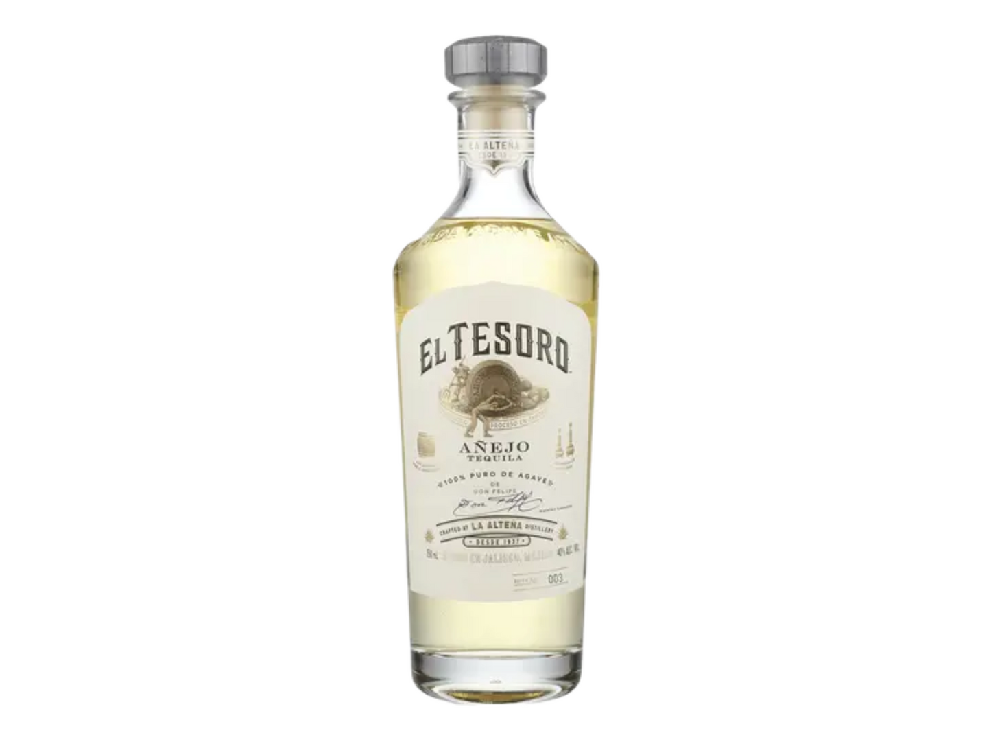 EL TESORO ANEJO TEQUILA 750 ML