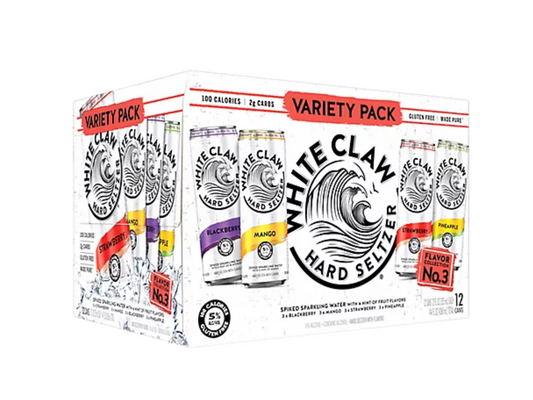 White Claw Hard Seltzer Variety Pack No.3 12-Oz Can 12-Pack