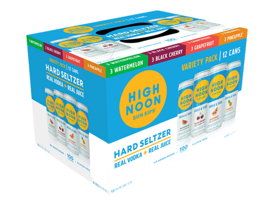 High Noon Vodka Hard Seltzer Limited Edition Tropical Variety Pack Can 8-Pack