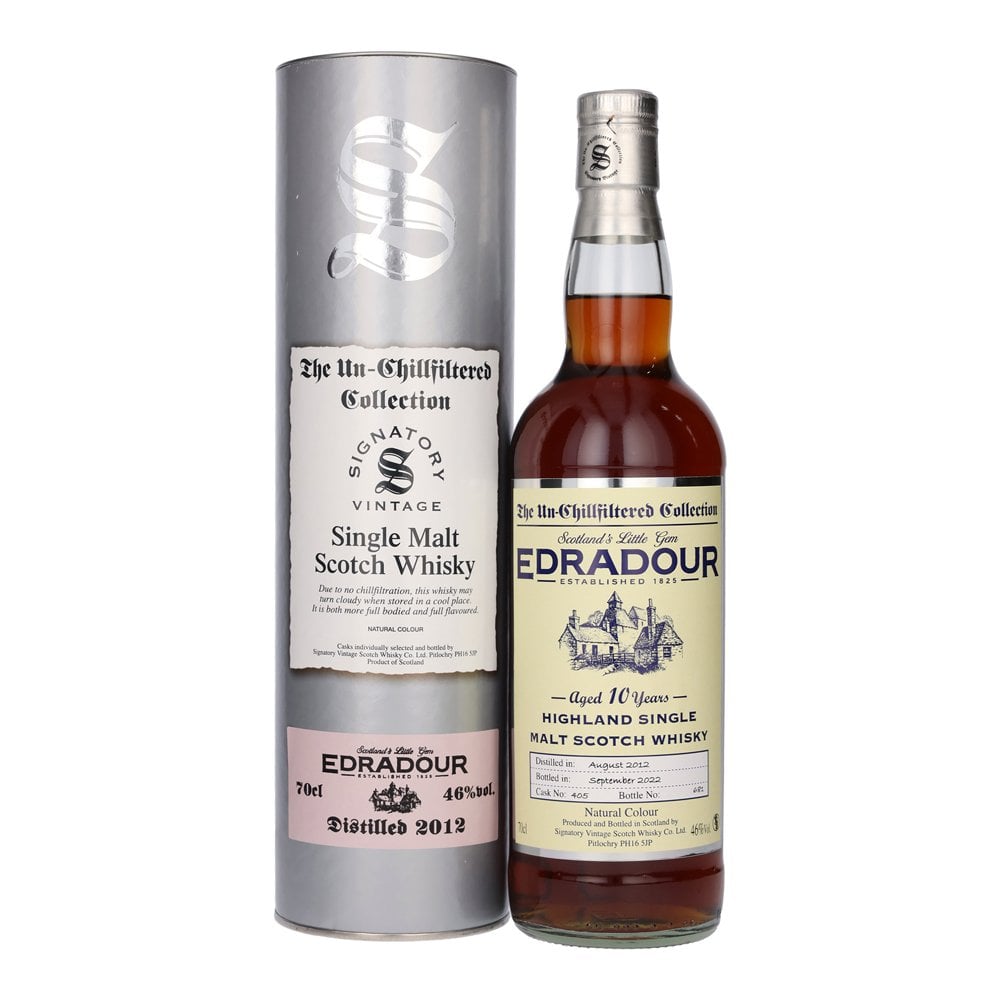 SIGNATORY EDRADOUR 10 YEAR UNCHILLED FILTER 750 ML