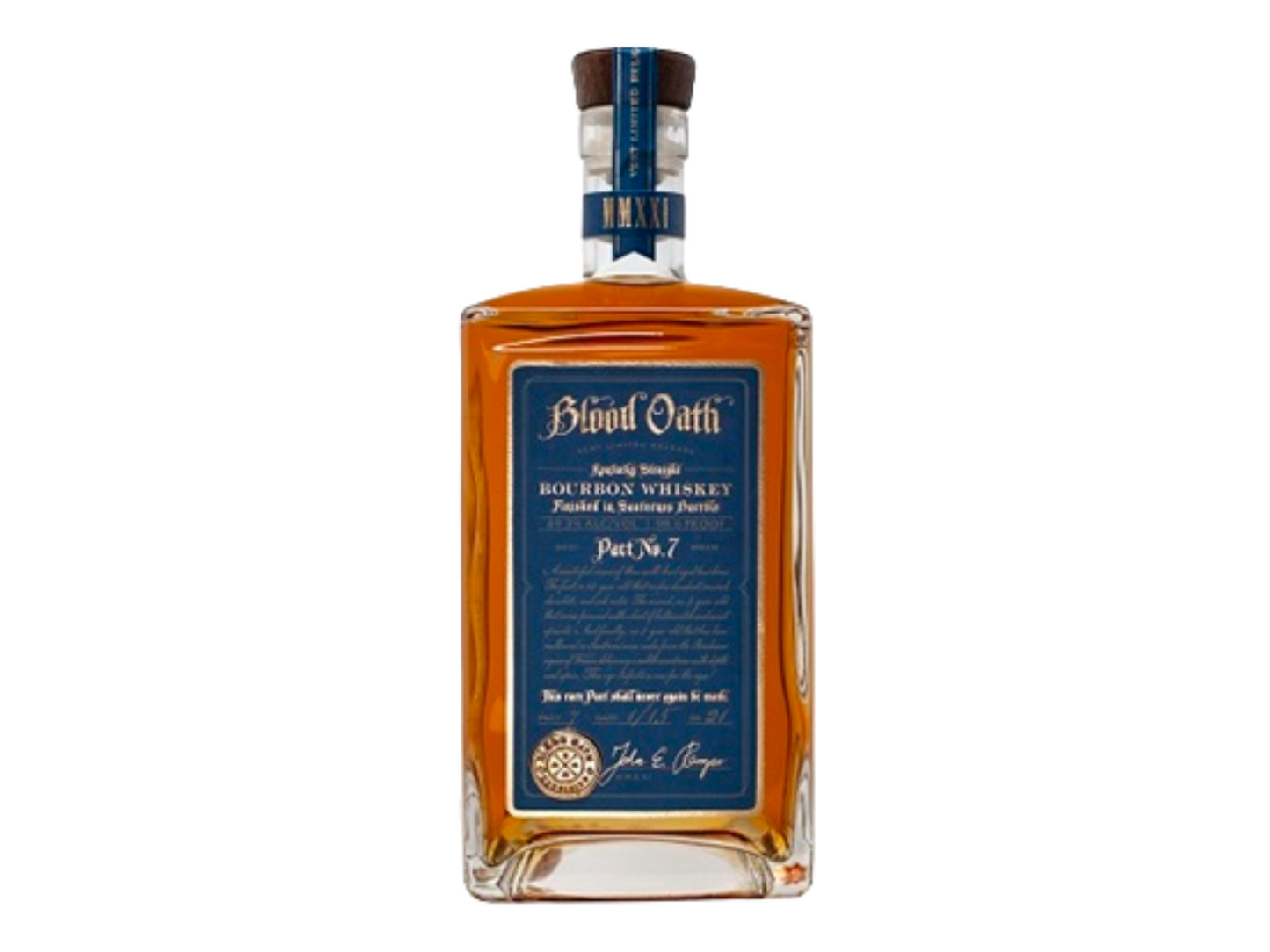 Blood Oath Pact No. 7 Kentucky Straight Bourbon Whiskey 750ml