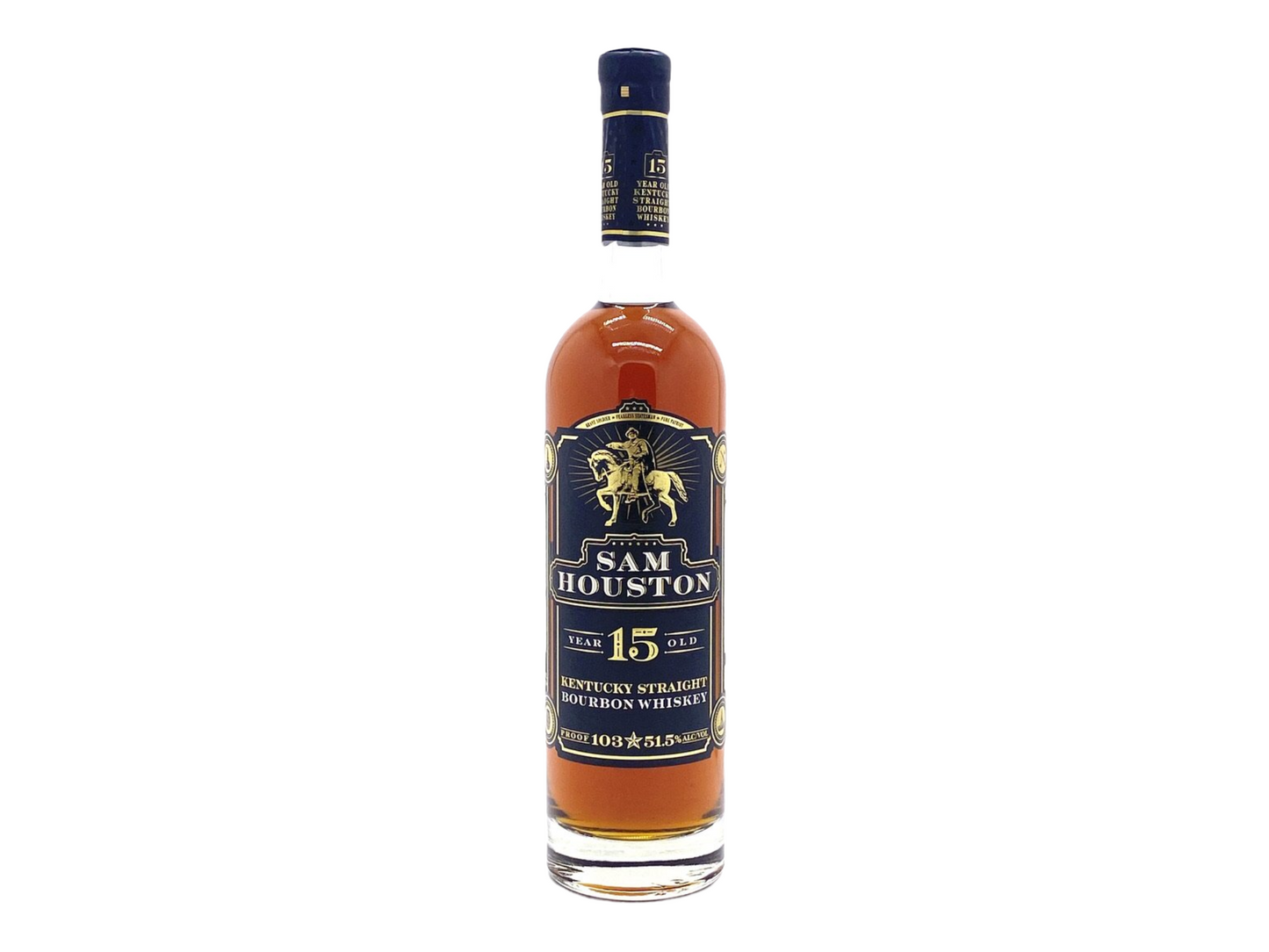 Sam Houston 15 Year Old Kentucky Straight Bourbon Whiskey 750ml