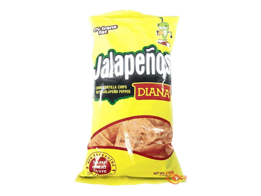 JALAPENOS DIANA CORN TORTILLA CHIPS 4.12 OZ