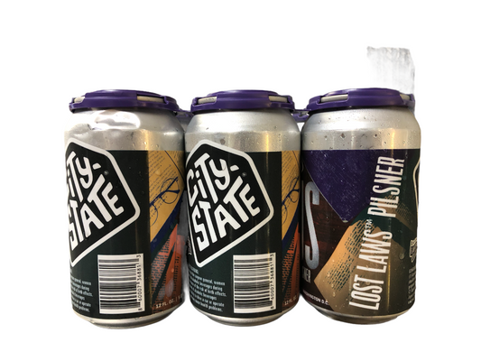 City State Brewing Lost Laws Pilsner Beer 12-Oz Can 6-Pack