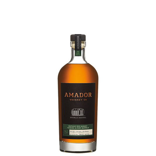 Amador Whiskey Double Barrel Port Cask Finish Straight Rye Whiskey 750ml