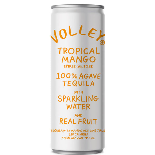 VOLLEY TROPICAL SELTZER MANGO CAN 4 PACK