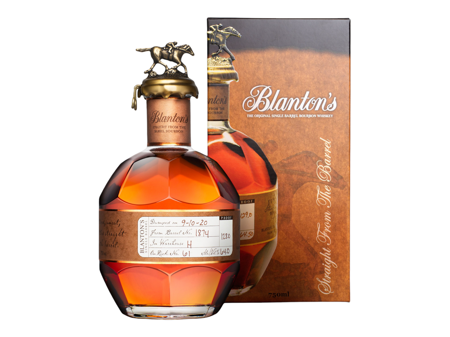 Blanton's Straight From The Barrel Kentucky Straight Bourbon Whiskey 750ml