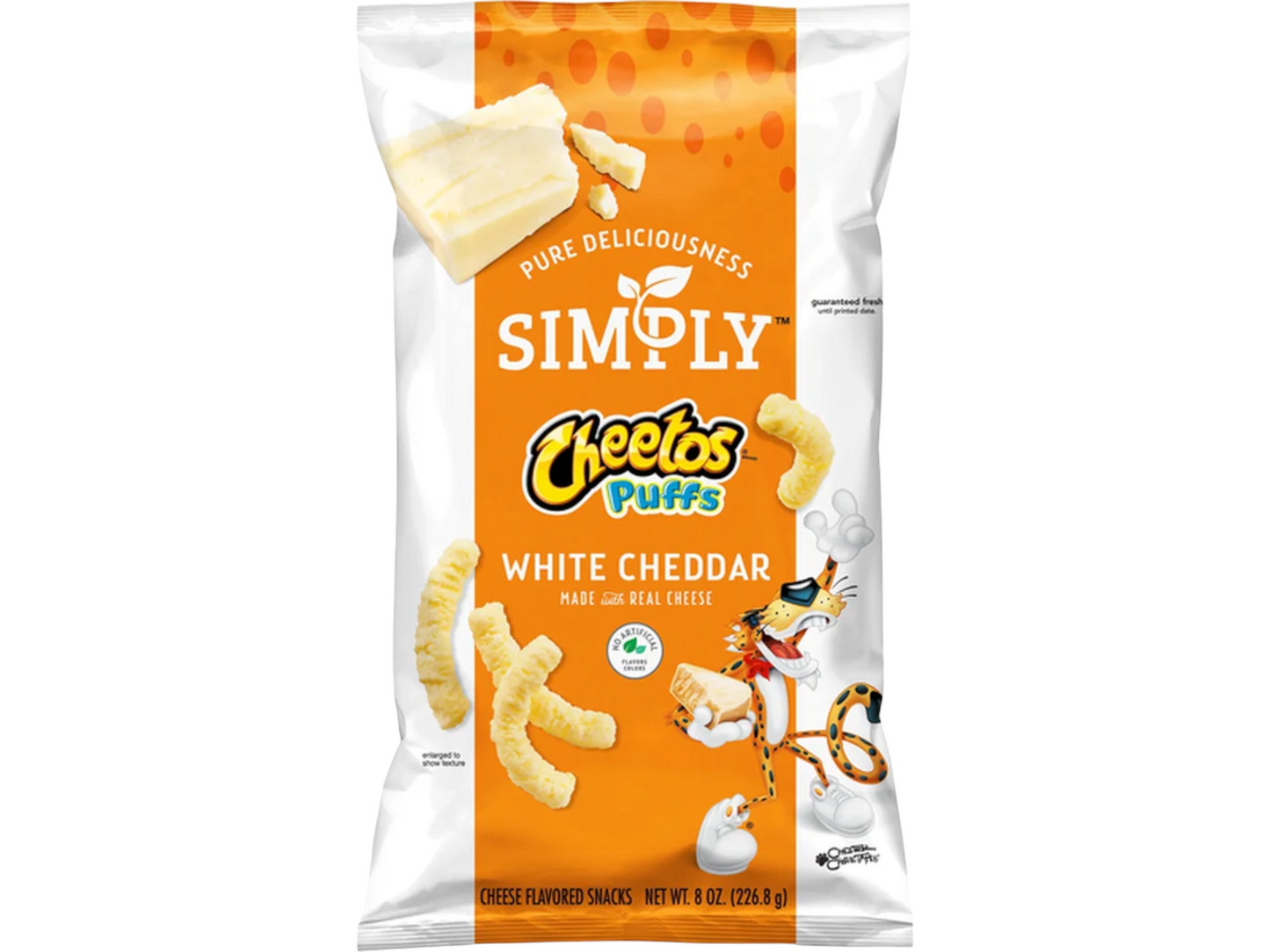 SIMPLY CHEETOS WHITE CHEDDER 2.5 OZ