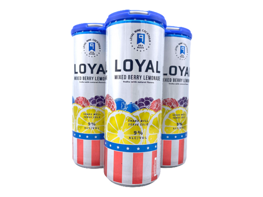 Loyal Nine Watermelon Lemonade Cocktails 355ml Can 4-Pack