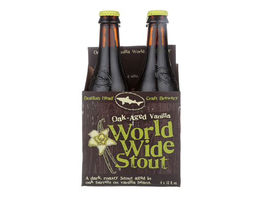DOG FISH HEAD WORLD WIDE STOUT 4 PACK